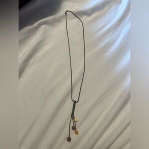 Brown Drop Necklace